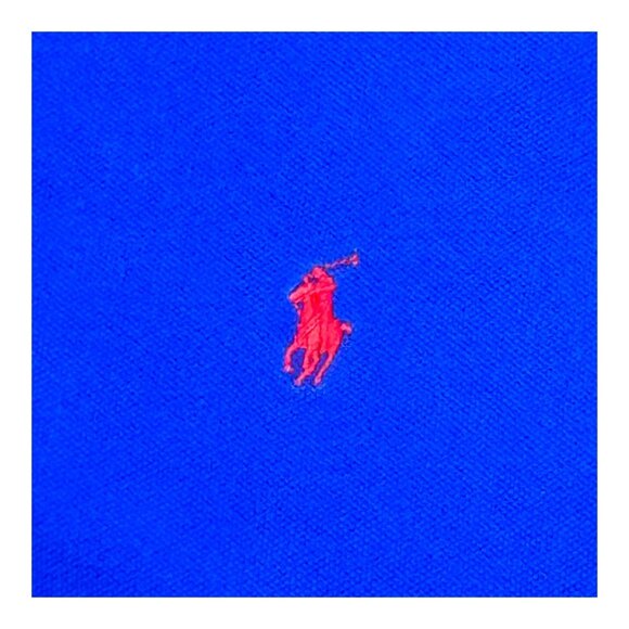 Ralph Lauren Polo Shirts Mens XL Blue & Bright Yellow Cotton Lot 2 Short Sleeve - Picture 7 of 11